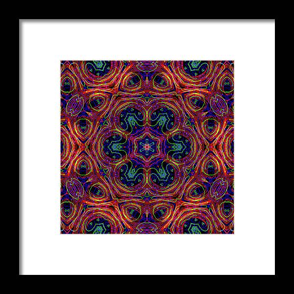 12-Manifesting Digital Art Collection Creator Star - Framed Print