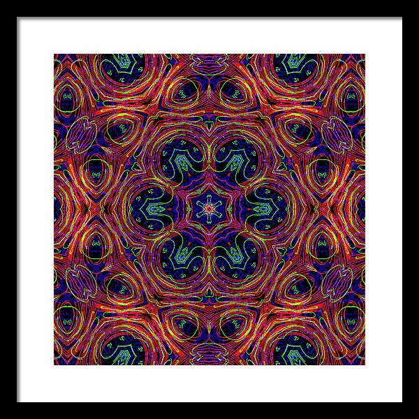 12-Manifesting Digital Art Collection Creator Star - Framed Print