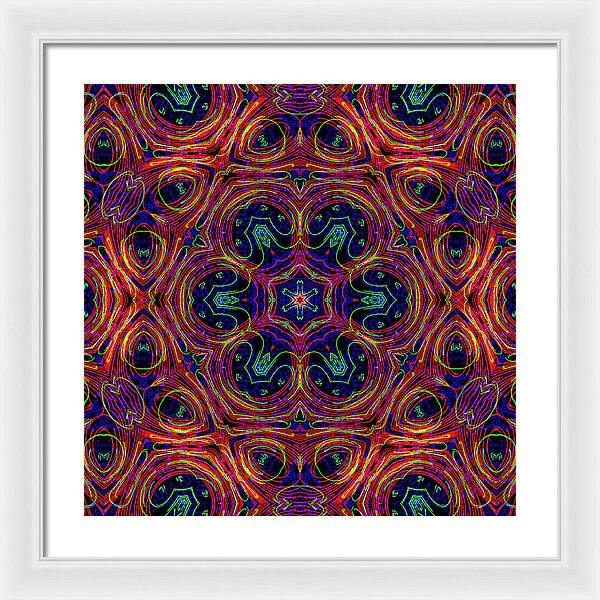 12-Manifesting Digital Art Collection Creator Star - Framed Print