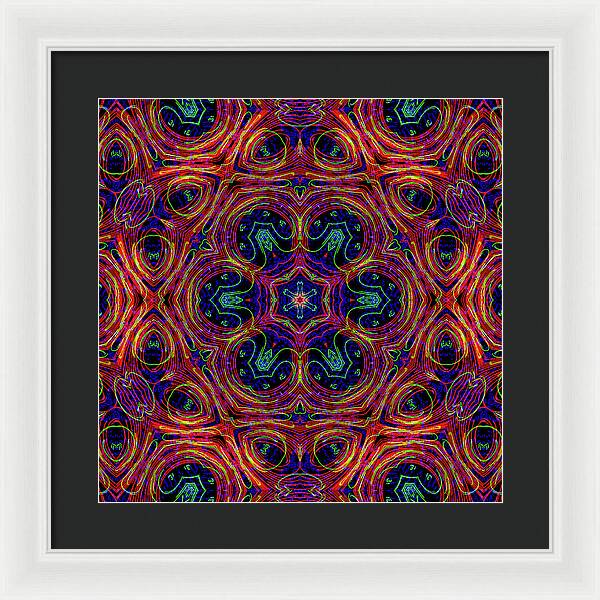 12-Manifesting Digital Art Collection Creator Star - Framed Print