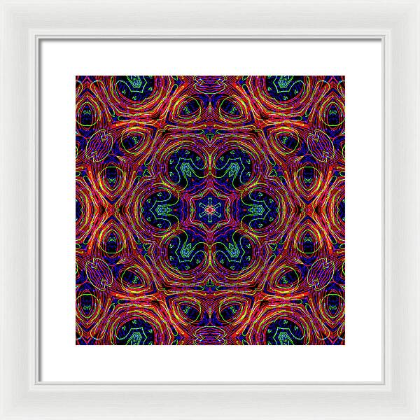 12-Manifesting Digital Art Collection Creator Star - Framed Print