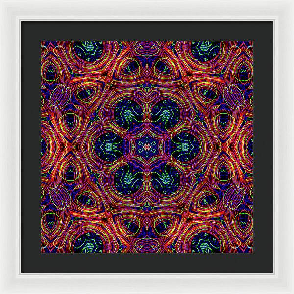 12-Manifesting Digital Art Collection Creator Star - Framed Print