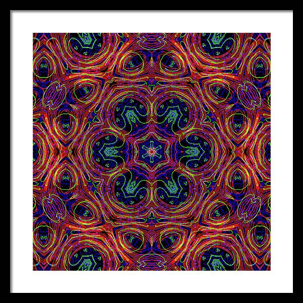 12-Manifesting Digital Art Collection Creator Star - Framed Print