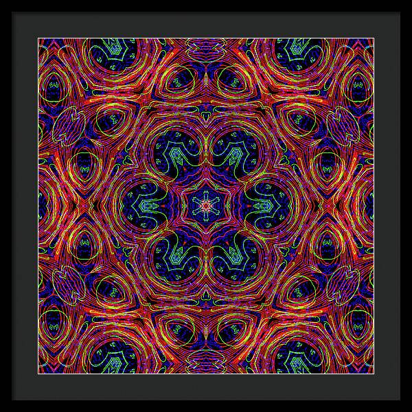 12-Manifesting Digital Art Collection Creator Star - Framed Print