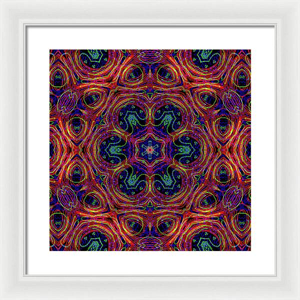 12-Manifesting Digital Art Collection Creator Star - Framed Print