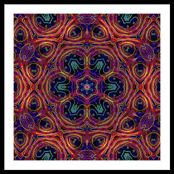 12-Manifesting Digital Art Collection Creator Star - Framed Print