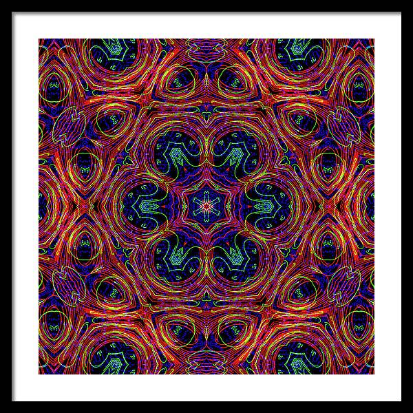 12-Manifesting Digital Art Collection Creator Star - Framed Print