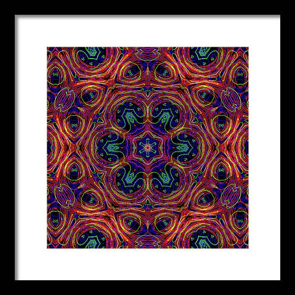 12-Manifesting Digital Art Collection Creator Star - Framed Print