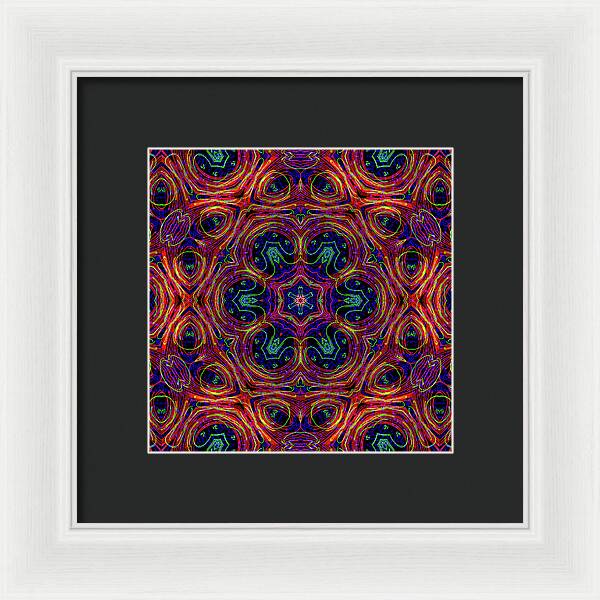 12-Manifesting Digital Art Collection Creator Star - Framed Print