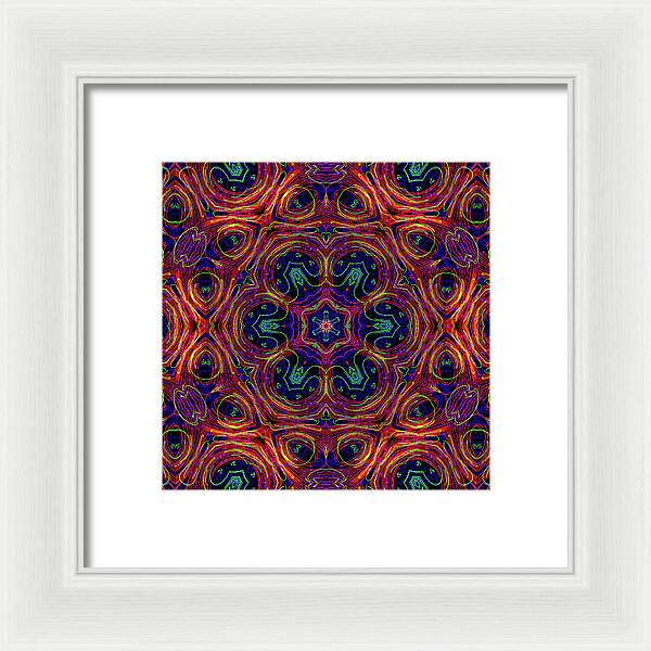 12-Manifesting Digital Art Collection Creator Star - Framed Print