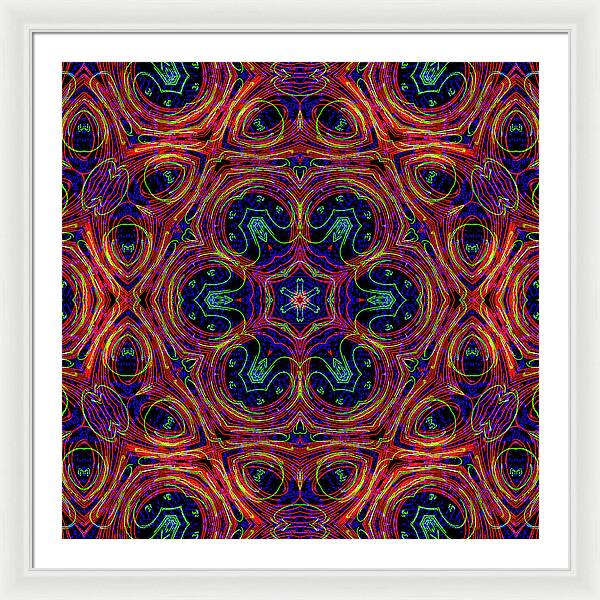 12-Manifesting Digital Art Collection Creator Star - Framed Print