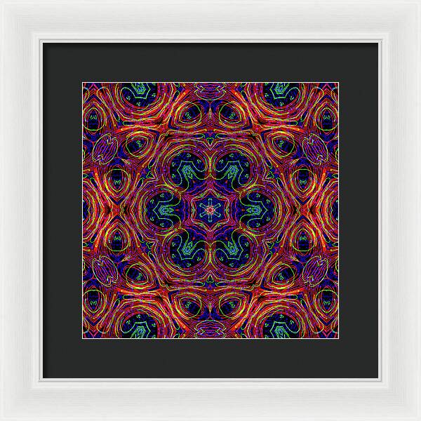 12-Manifesting Digital Art Collection Creator Star - Framed Print