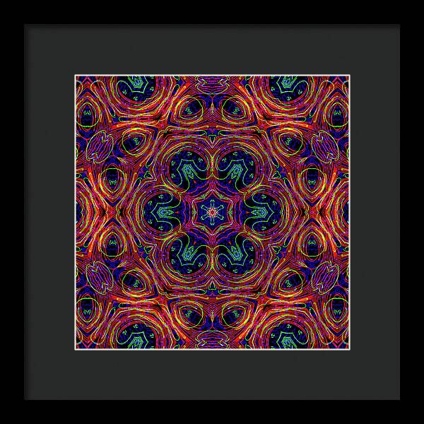 12-Manifesting Digital Art Collection Creator Star - Framed Print