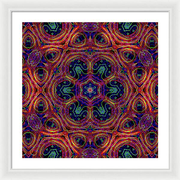 12-Manifesting Digital Art Collection Creator Star - Framed Print