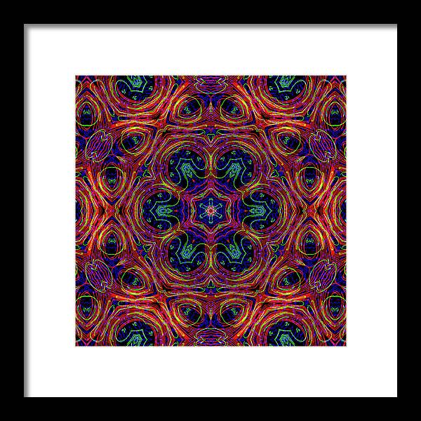 12-Manifesting Digital Art Collection Creator Star - Framed Print