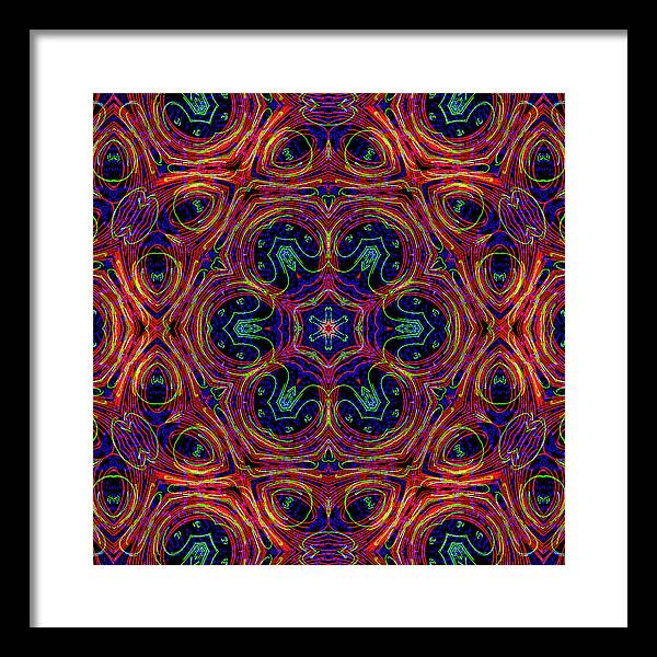 12-Manifesting Digital Art Collection Creator Star - Framed Print