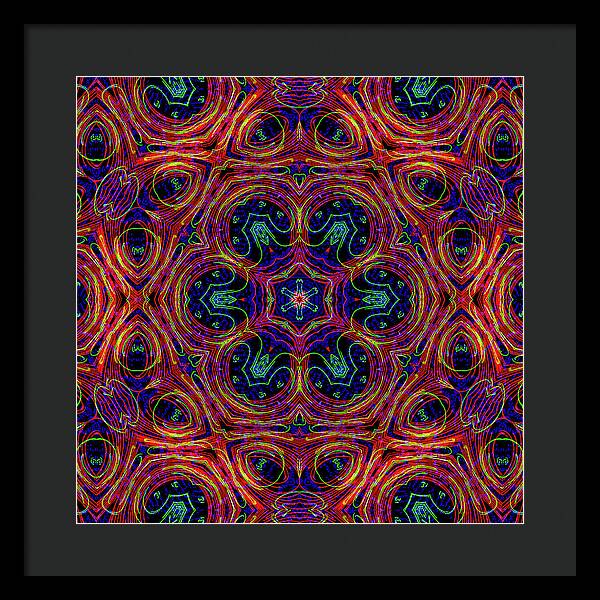 12-Manifesting Digital Art Collection Creator Star - Framed Print