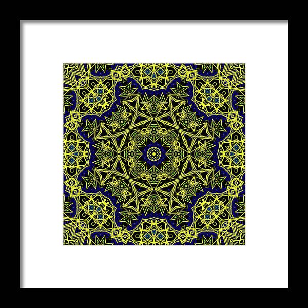 18-Manifesting Digital Art Collection, Sacred Geometry - Framed Print