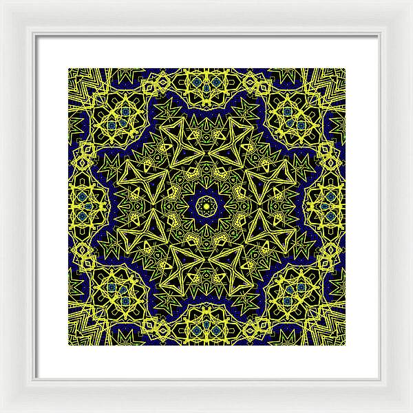 18-Manifesting Digital Art Collection, Sacred Geometry - Framed Print