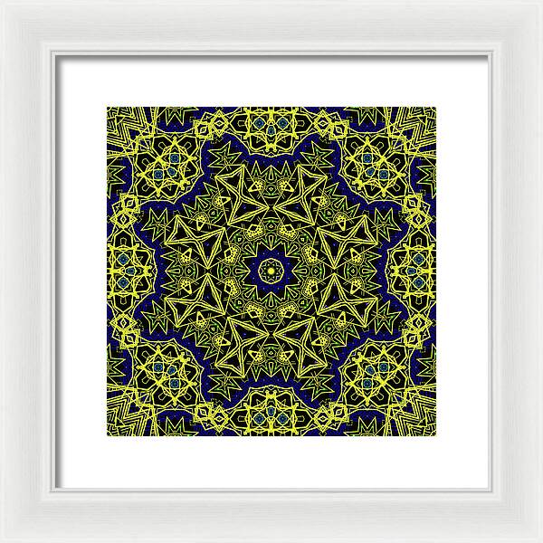 18-Manifesting Digital Art Collection, Sacred Geometry - Framed Print