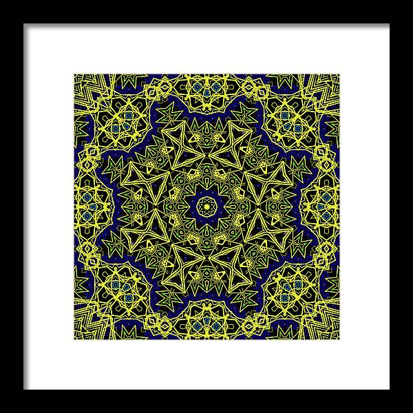 18-Manifesting Digital Art Collection, Sacred Geometry - Framed Print