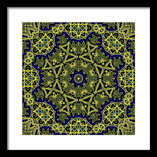 18-Manifesting Digital Art Collection, Sacred Geometry - Framed Print