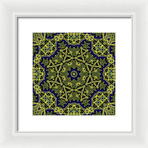 18-Manifesting Digital Art Collection, Sacred Geometry - Framed Print