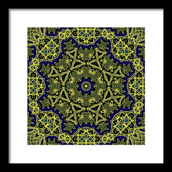 18-Manifesting Digital Art Collection, Sacred Geometry - Framed Print