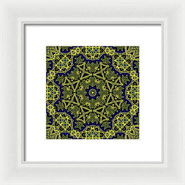 18-Manifesting Digital Art Collection, Sacred Geometry - Framed Print