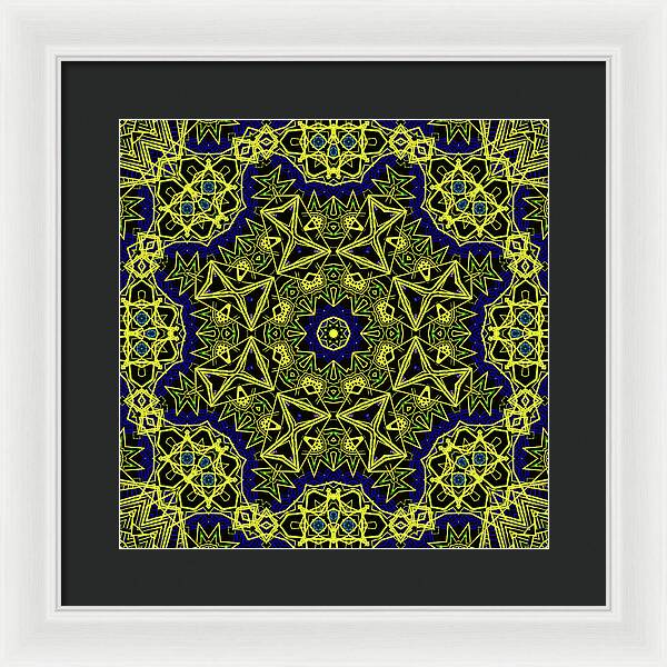 18-Manifesting Digital Art Collection, Sacred Geometry - Framed Print