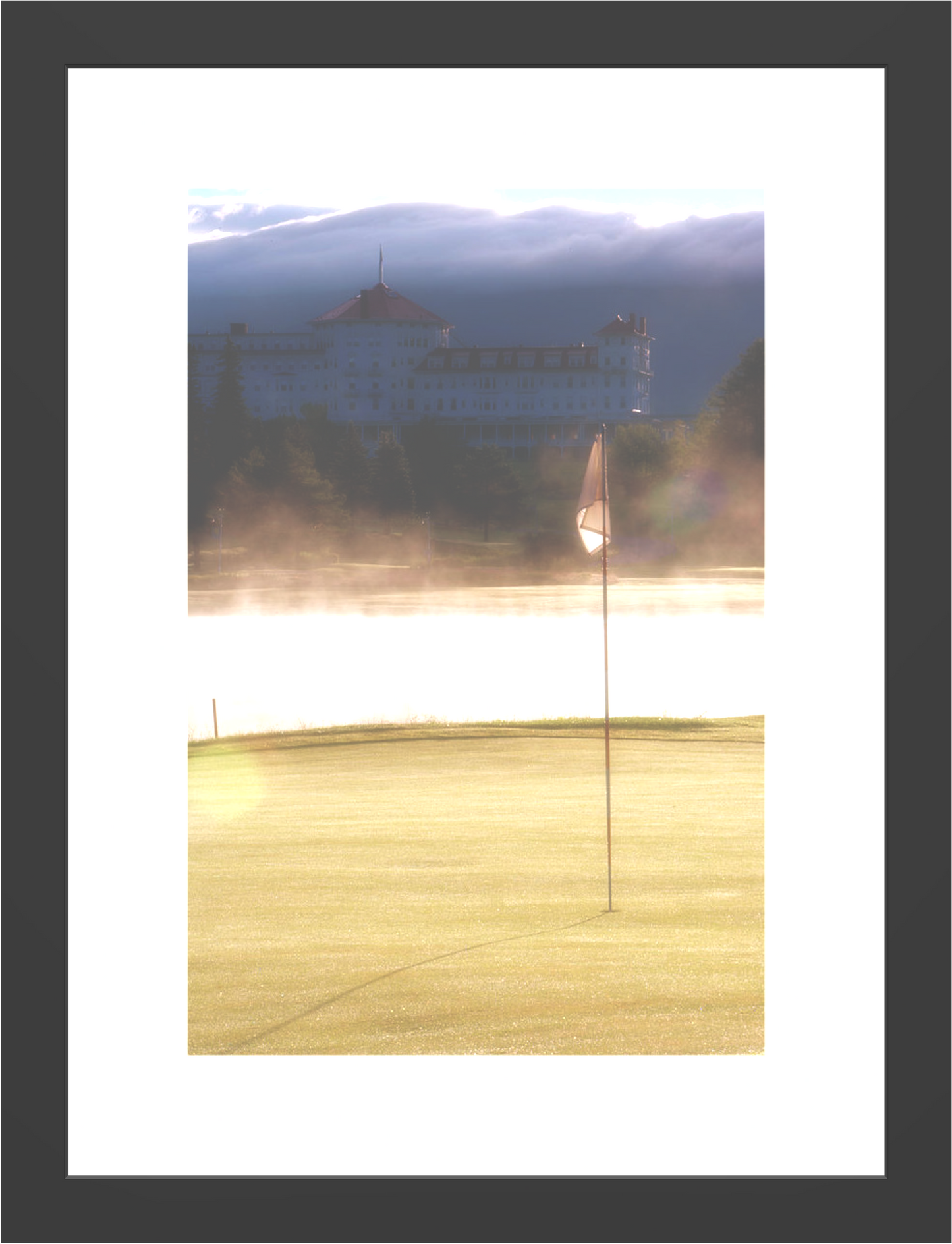 Sunrise Tee Off - Framed Print