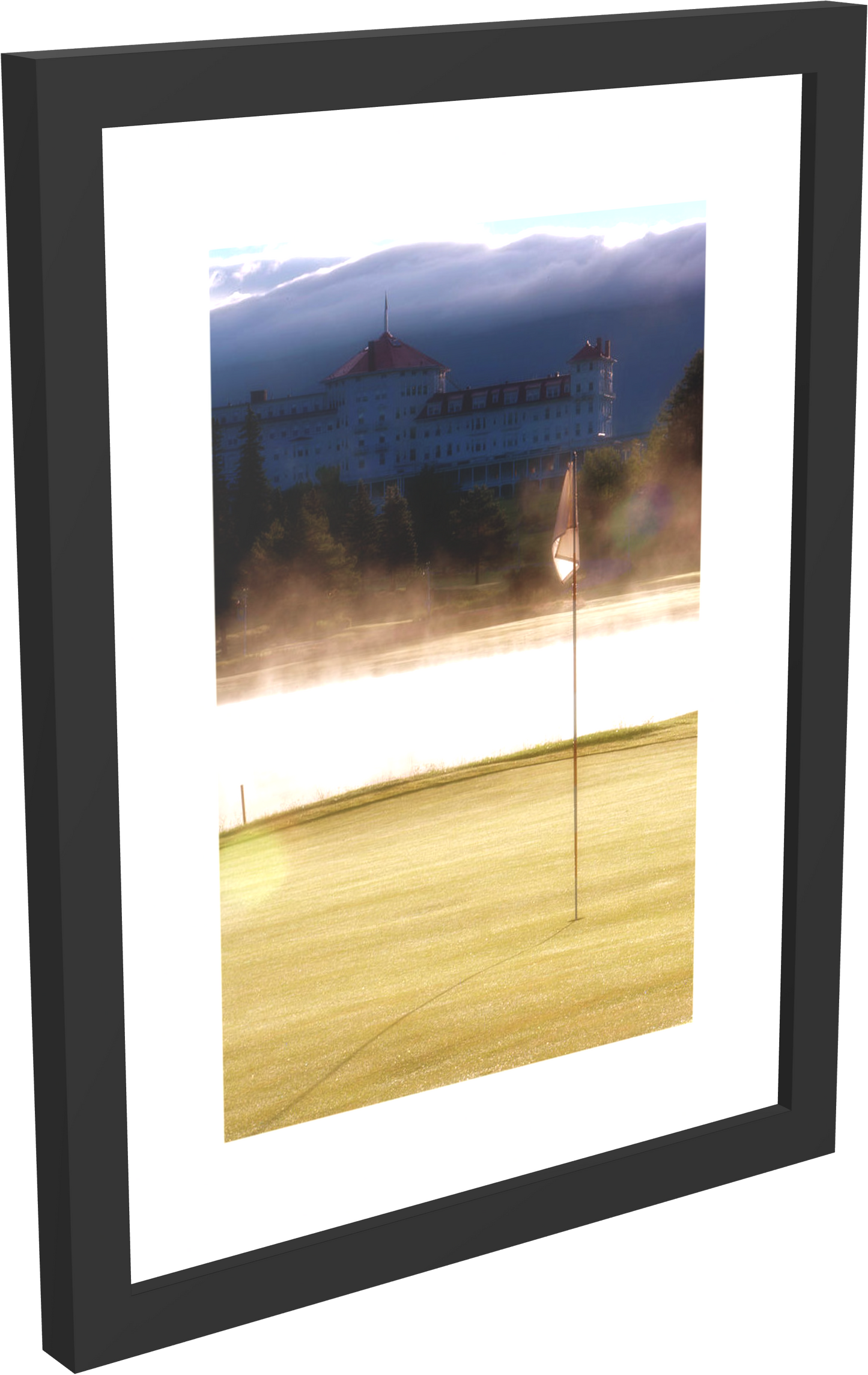 Sunrise Tee Off - Framed Print