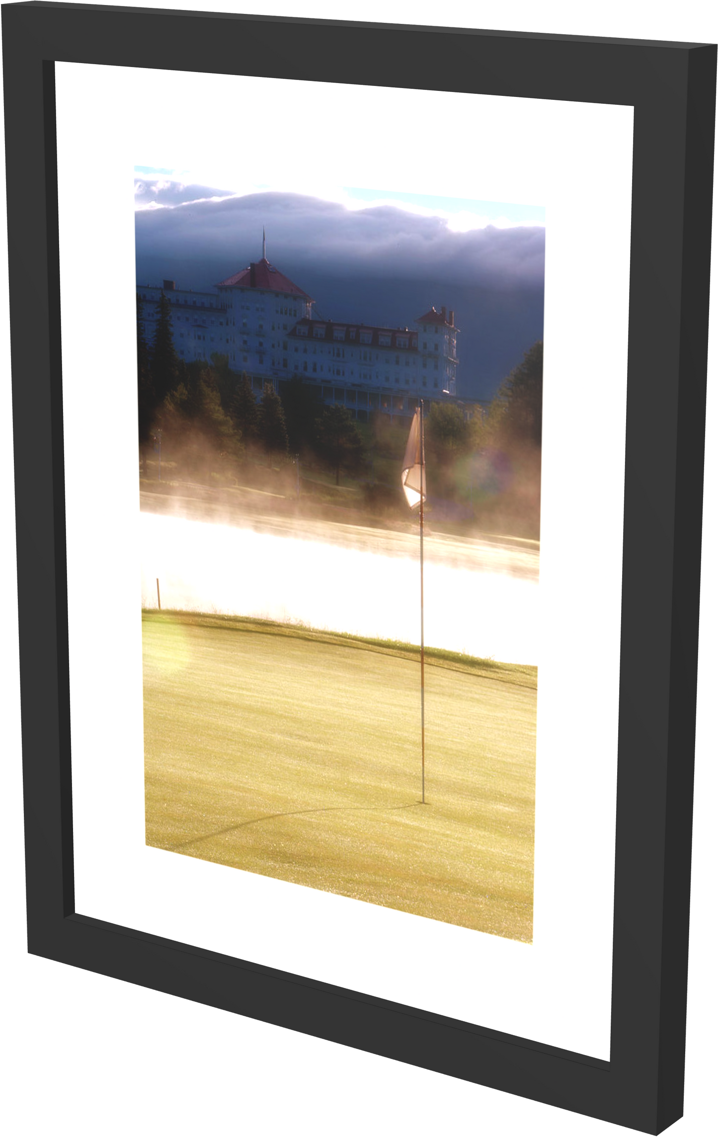 Sunrise Tee Off - Framed Print