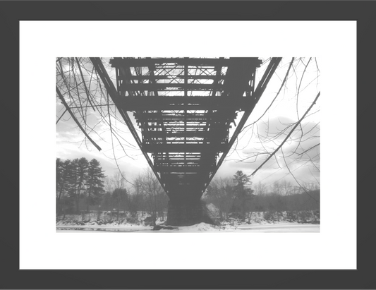 Under The Bridge - Framed Print