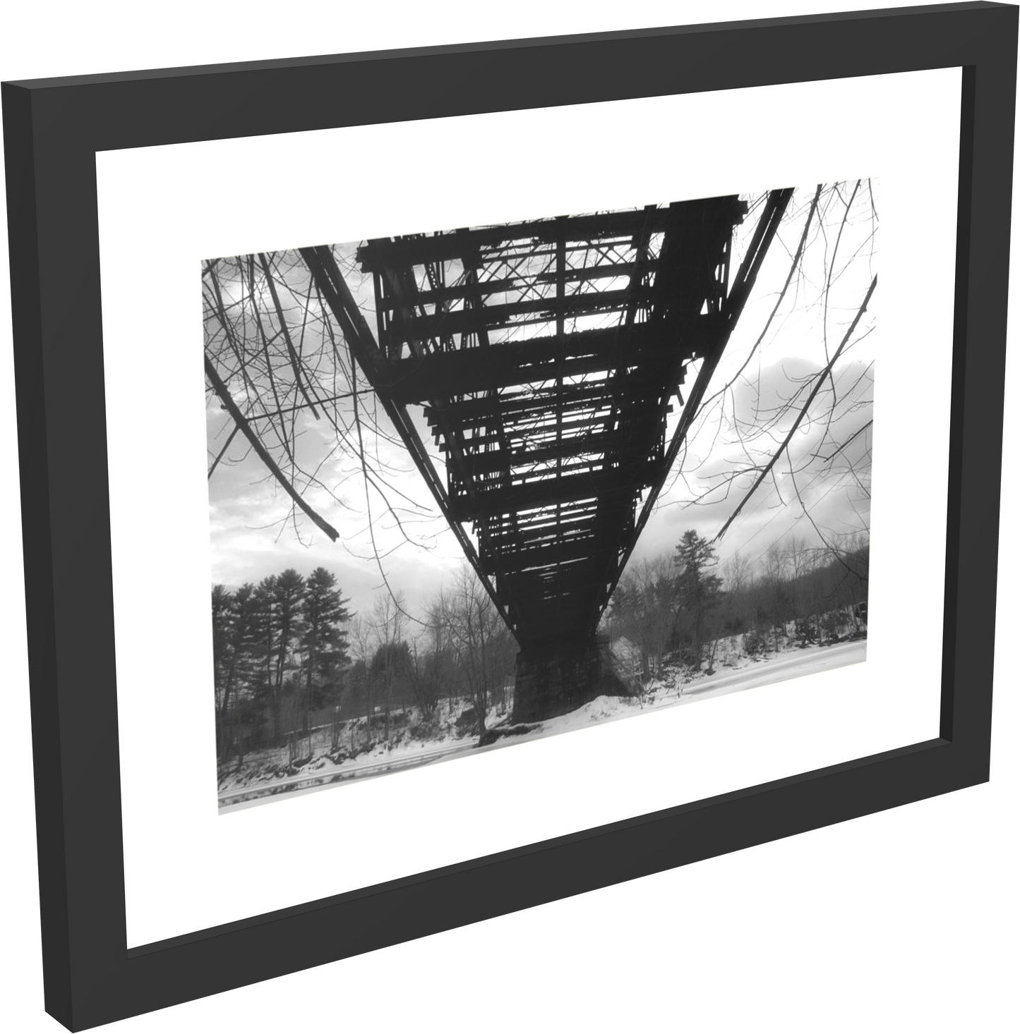 Under The Bridge - Framed Print