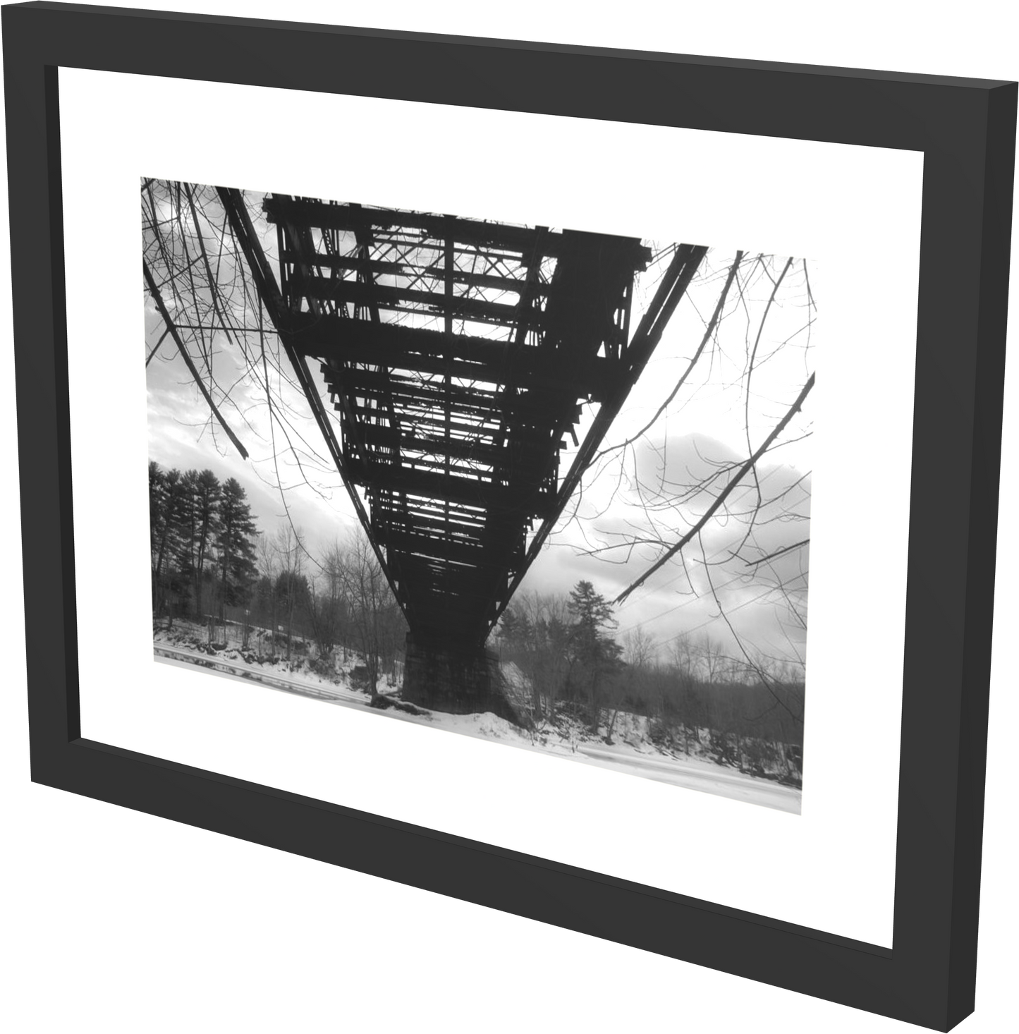 Under The Bridge - Framed Print