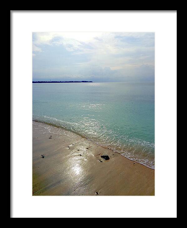 Bintang Beach Gili Air, Indonesia - Framed Print