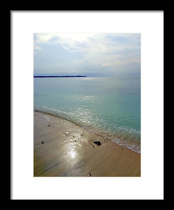 Bintang Beach Gili Air, Indonesia - Framed Print