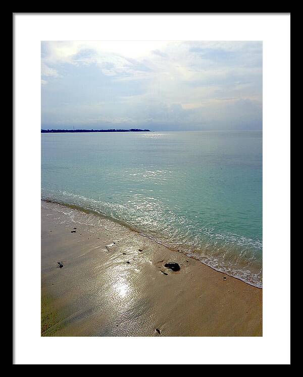 Bintang Beach Gili Air, Indonesia - Framed Print