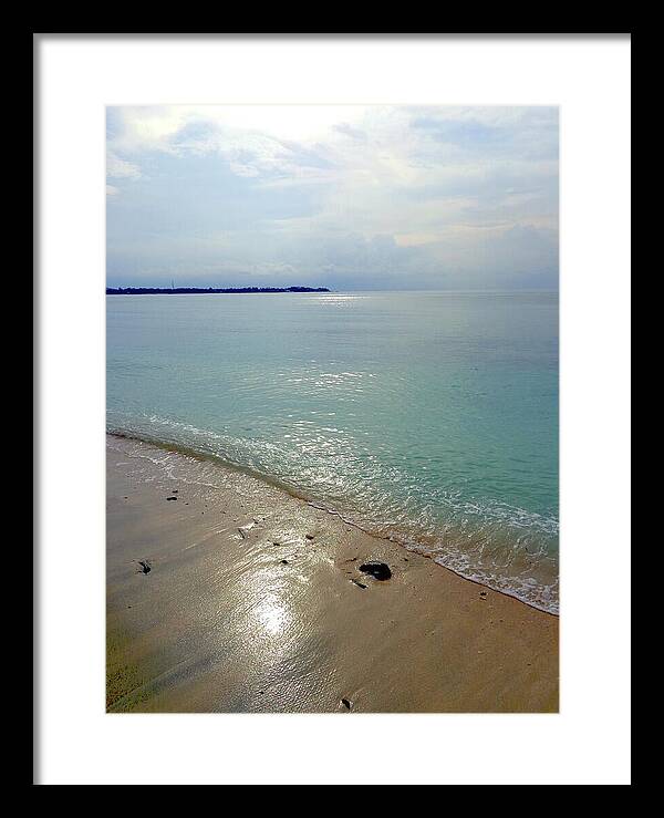 Bintang Beach Gili Air, Indonesia - Framed Print