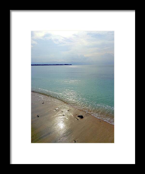 Bintang Beach Gili Air, Indonesia - Framed Print