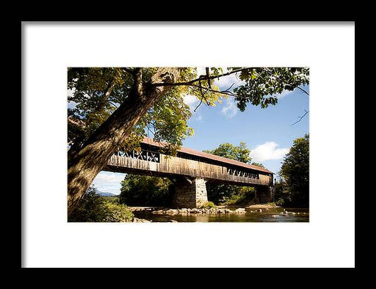 Blair Covered Bridge - Framed Print