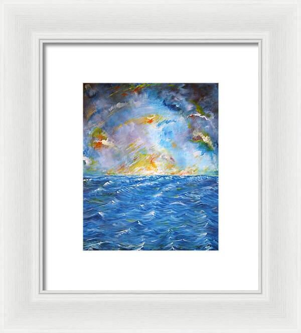 Happy Waves - Framed Print