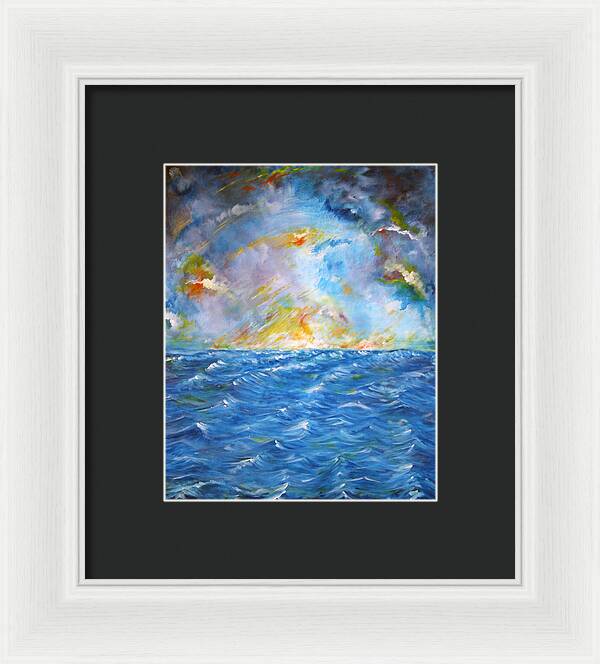 Happy Waves - Framed Print