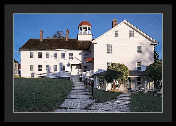 Dwelling House Canterbury Shaker Village - Framed Print