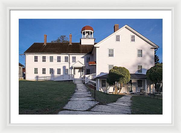 Dwelling House Canterbury Shaker Village - Framed Print