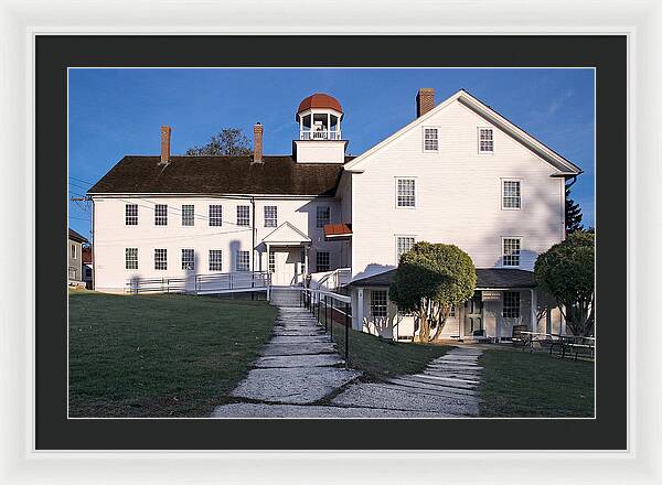 Dwelling House Canterbury Shaker Village - Framed Print