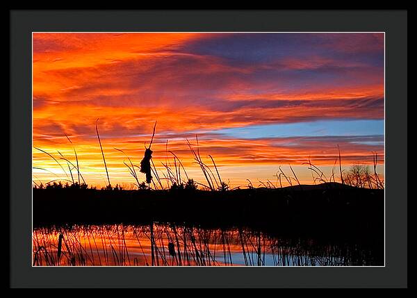 Beautiful Sunset Pictures - Framed Print