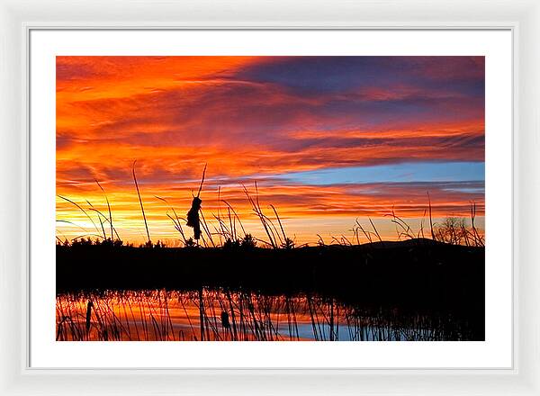 Beautiful Sunset Pictures - Framed Print