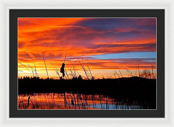 Beautiful Sunset Pictures - Framed Print